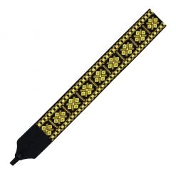 AMS See All LM 2" Retro Banjo Jacquard Strap - Yellow