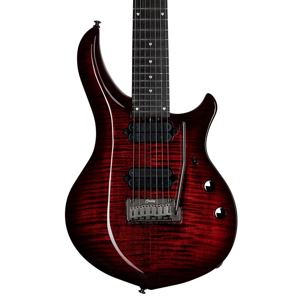 Sterling By Music Man Sterling JP Majesty 7 - Dimarzio - Royal Red Electric Guitars