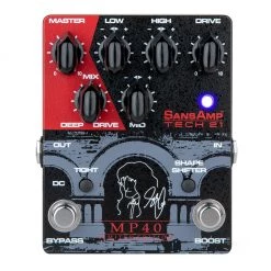 TECH 21 Sansamp MP40 Limited Edition Geddy Lee Signature 40th Anniversary 'Moving Pictures' Pedal
