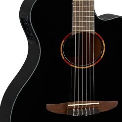 Yamaha NTX1 Nylon Acoustic Electric Guitar - Black Acoustic Guitars