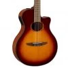 Acoustic Guitars Yamaha NX Series NTX1-BS Nylon String Acoustic-Electric Guitar - Brown Sunburst