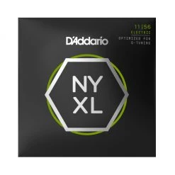 D'Addario - NYXL1156 - NYXL 11-56 Nickel Wound Electric Guitars Strings, Medium Top / Extra Heavy Bottom Set - Electric Guitar Strings