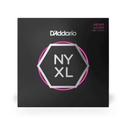 D'Addario NYXL45100 Nickel Wound Bass Guitar Strings, Regular Light, 45-100, Long Scale See All