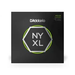 D'Addario NYXL45125 Nickel Wound Bass Guitar Strings, 5-String Lt Top / Med Btm, 45-125, Long Scale