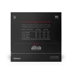 D'Addario NYXL55110 Nickel Wound Bass Guitar Strings, Heavy 55-110, Long Scale