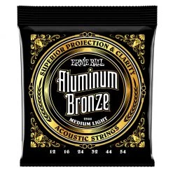 Ernie Ball E2566 - Aluminium Bronze 12-54 Acoustic Guitar Strings See All