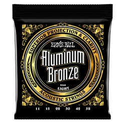 See All Ernie Ball E2568 - Aluminum Bronze Lite 11-52 Acoustic Guitar Strings