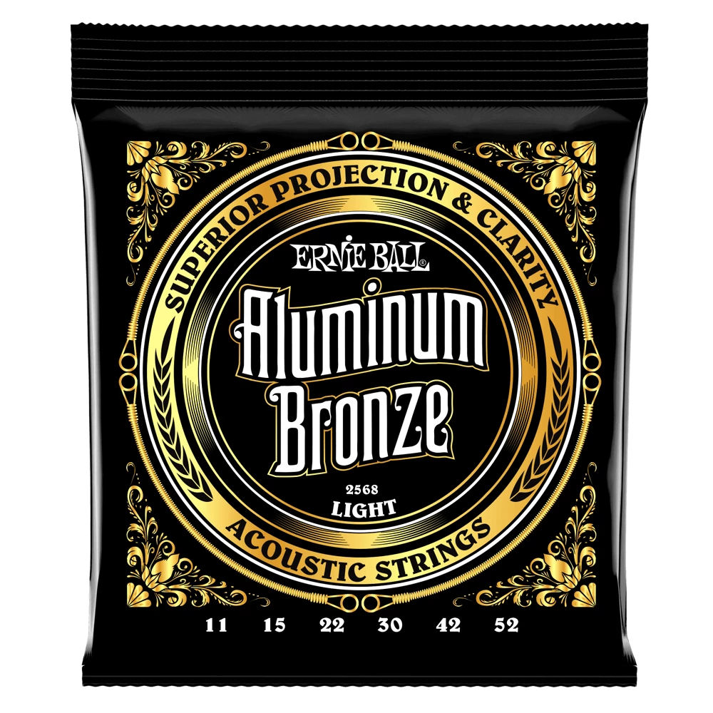 See All Ernie Ball E2568 - Aluminum Bronze Lite 11-52 Acoustic Guitar Strings