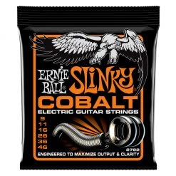Ernie Ball E2722 - Cobalt Hybrid Slinky 9-46 Electric Guitar Strings See All
