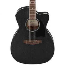 Ibanez - PC14MHCE Acoustic Guitar - Weathered Black Acoustic Guitars