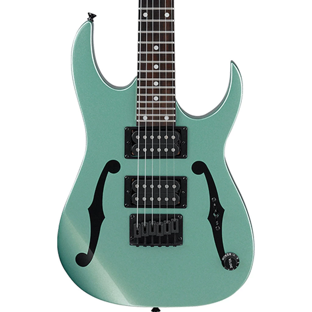 Ibanez - PGMM21 - Paul Gilbert MiKro - Metallic Light Green Electric Guitars