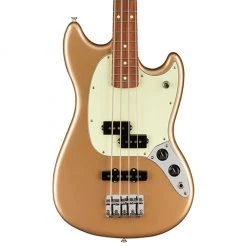 Fender Player Mustang PJ Bass - Firemist Gold - Pau Ferro Fretboard Bass Guitars