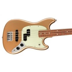 Fender Player Mustang PJ Bass - Firemist Gold - Pau Ferro Fretboard Bass Guitars