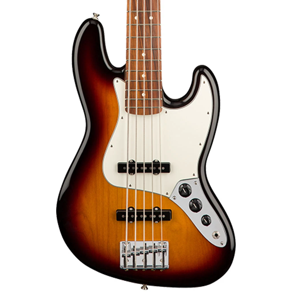 Bass Guitars Fender Player Jazz Bass V - 3 Tone Sunburst - Pau Ferro