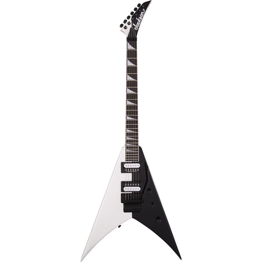 Electric Guitars Jackson Pro King V - Two Face Black & White