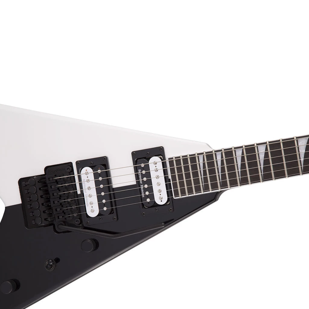 Electric Guitars Jackson Pro King V - Two Face Black & White