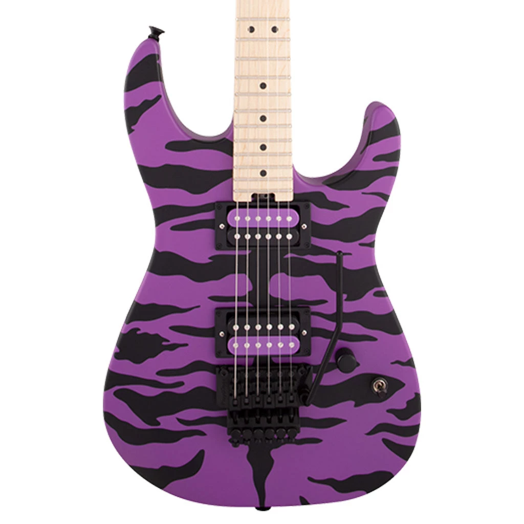 Electric Guitars Charvel Pro Mod Dinky Satchel Signature - Satin Purple Bengal