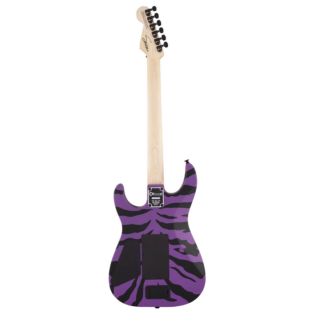 Electric Guitars Charvel Pro Mod Dinky Satchel Signature - Satin Purple Bengal