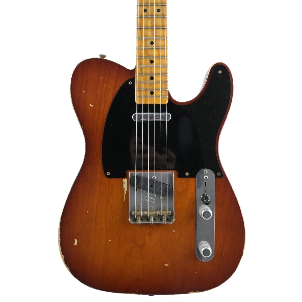 Electric Guitars Fender Custom Shop '52 Tele Relic -Masterbuilt By Todd Krause - Violin Burst