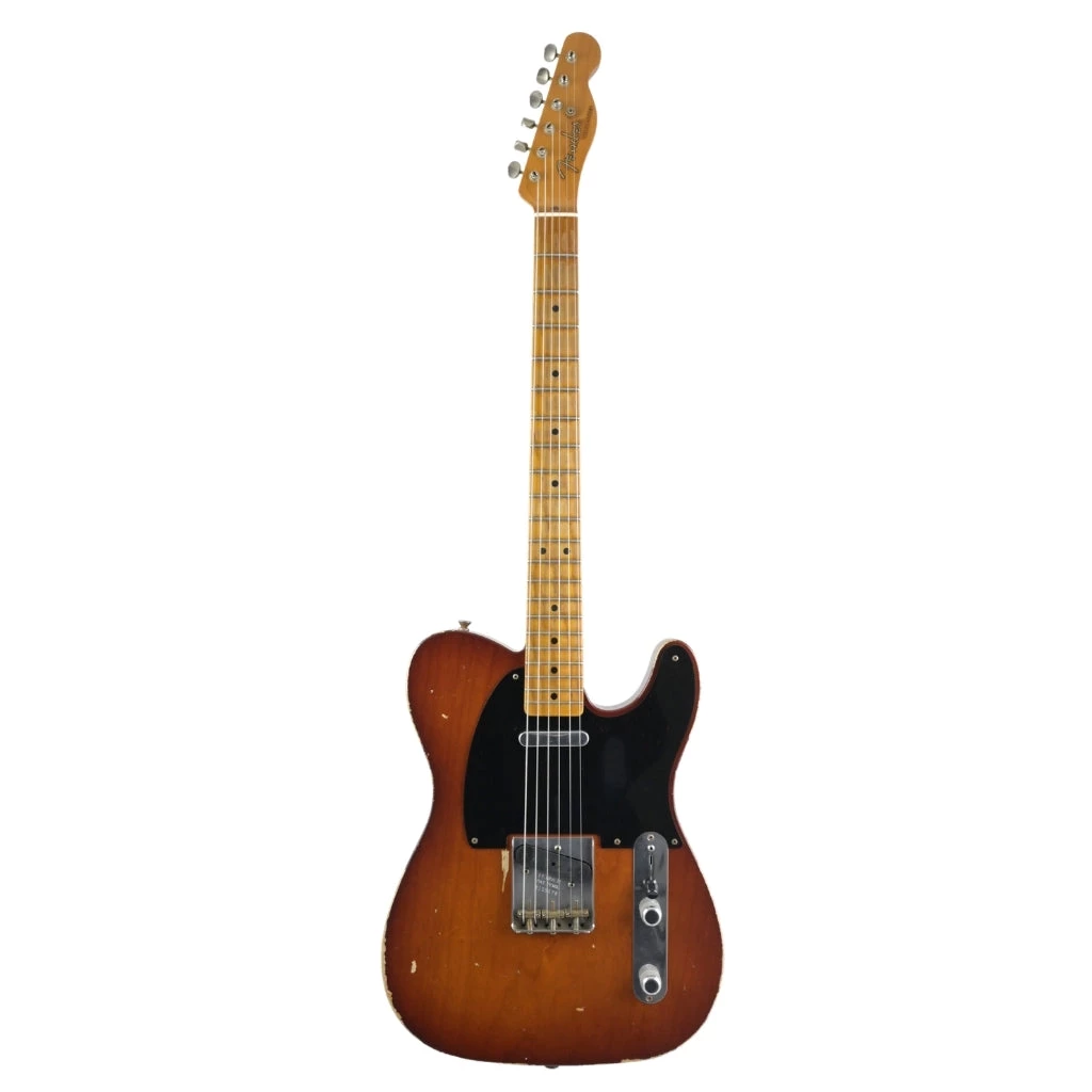 Electric Guitars Fender Custom Shop '52 Tele Relic -Masterbuilt By Todd Krause - Violin Burst