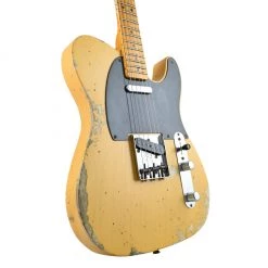Fender Custom Shop - Limited Edition 70th Anniversary Broadcaster® - Heavy Relic® Aged Nocaster® Blonde Electric Guitars