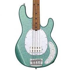 Sterling By Music Man Sterling Stingray RAY34 - Seafoam Sparkle - Roasted Maple Electric Guitars