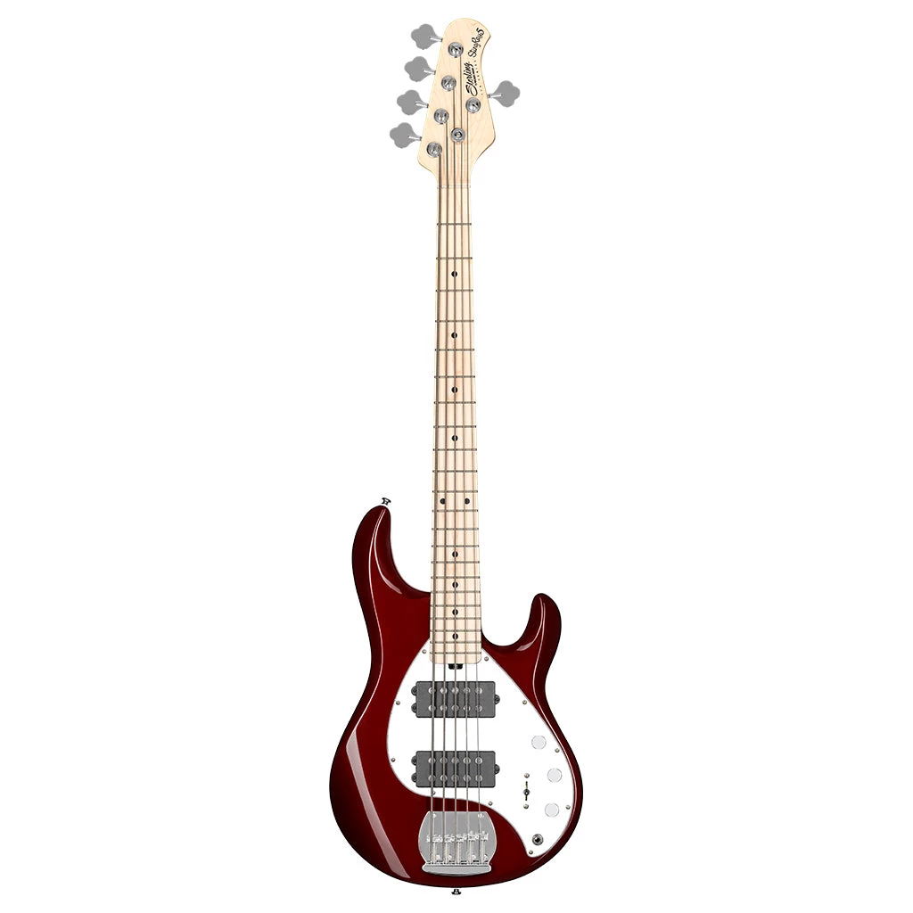 Sterling By Music Man Sterling RAY5HH-CAR-M1 - Candy Apple Red HH
