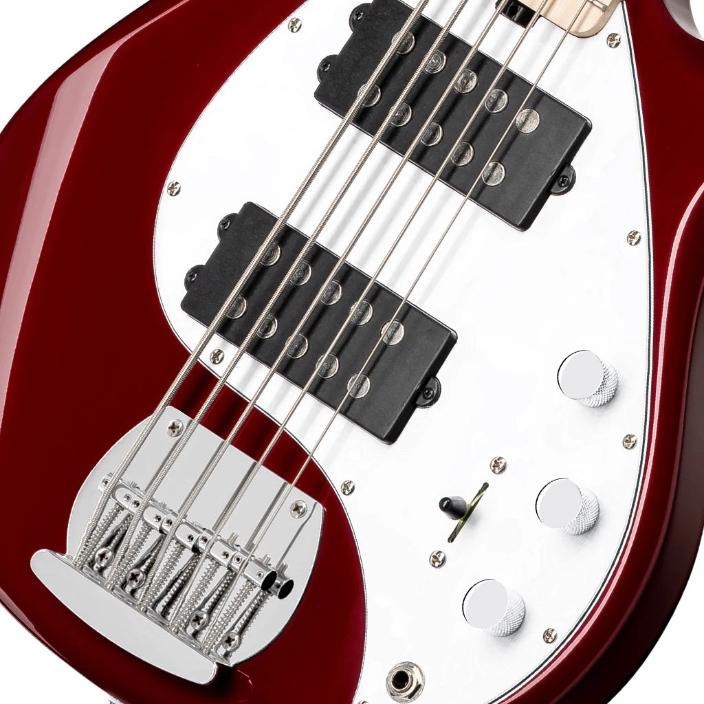 Sterling By Music Man Sterling RAY5HH-CAR-M1 - Candy Apple Red HH