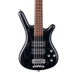Warwick Rock Bass Corvette $$ 5-String - Nirvana Black Transparent Satin Bass Guitars