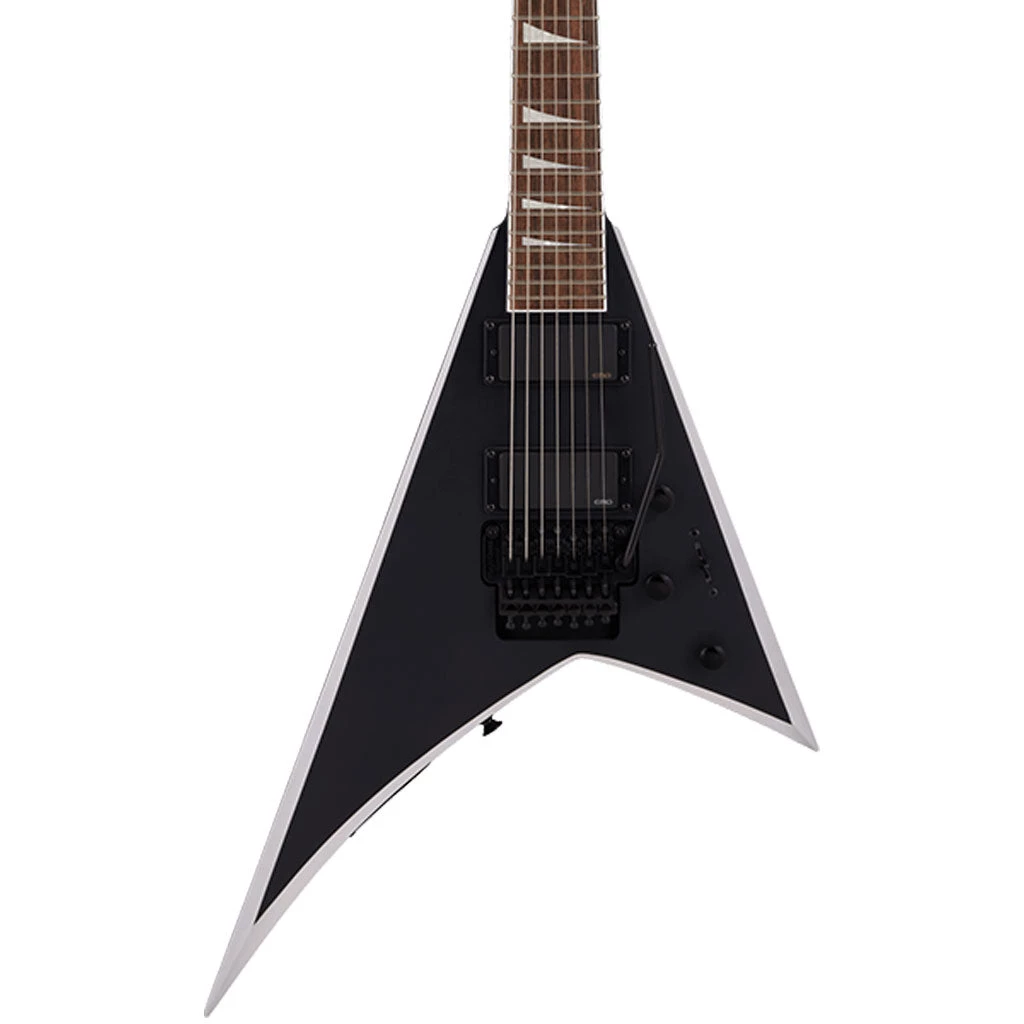 Jackson - X Series Rhoads RRX24-MG7, Laurel Fingerboard, Satin Black With Primer Gray Bevels