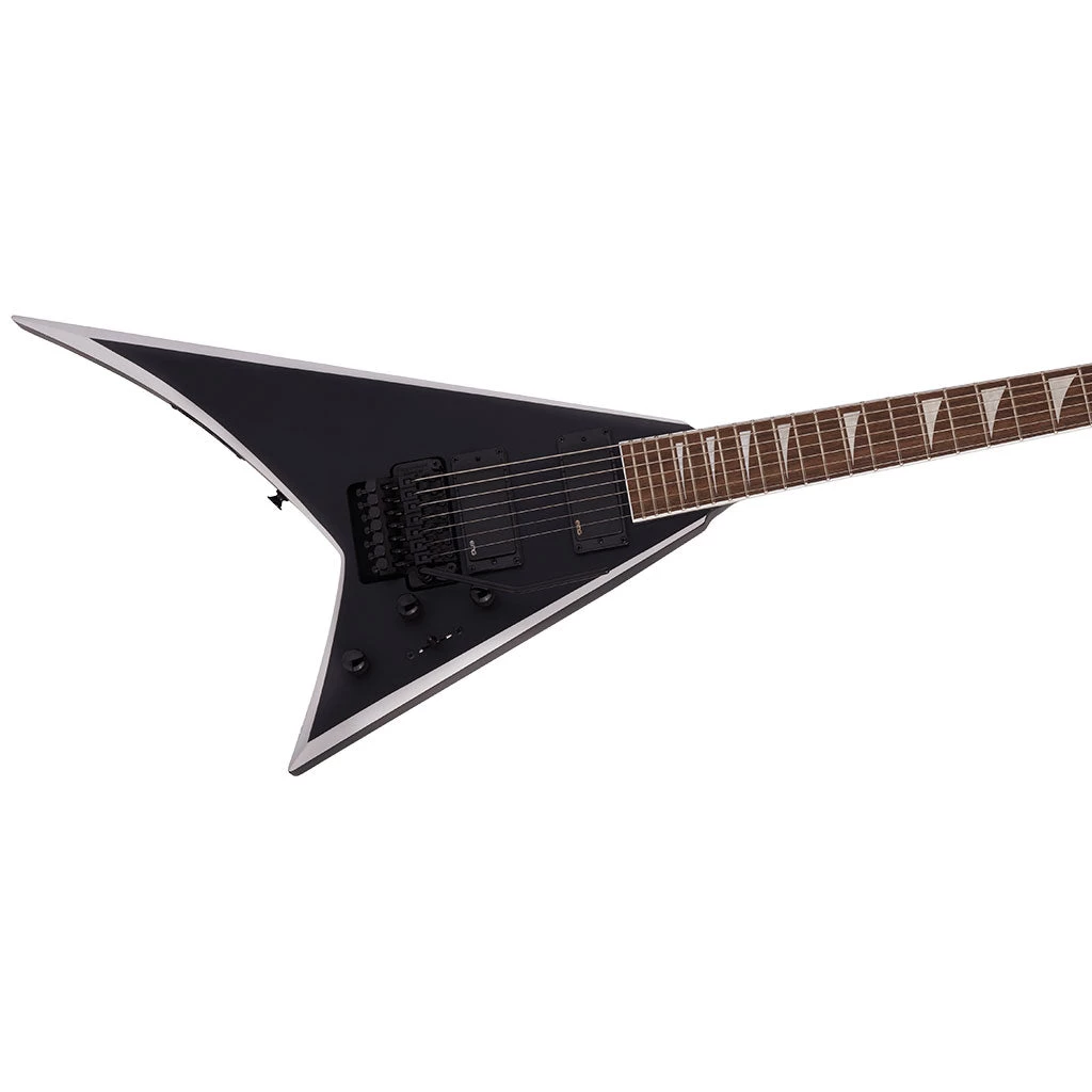 Jackson - X Series Rhoads RRX24-MG7, Laurel Fingerboard, Satin Black With Primer Gray Bevels