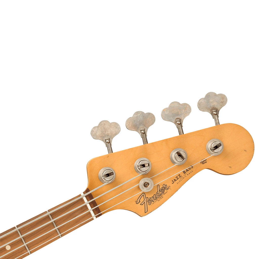 Fender 60th Anniversary Road Worn 60's Jazz Bass - 3 Tone Sunburst - Pau Ferro