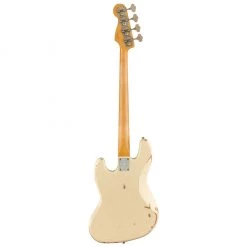 Bass Guitars Fender 60th Anniversary Road Worn 60's Jazz Bass - Olympic White - Pau Ferro Fretboard
