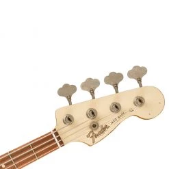 Bass Guitars Fender 60th Anniversary Road Worn 60's Jazz Bass - Olympic White - Pau Ferro Fretboard