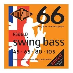 See All Rotosound RS66LD - Swing Bass Stainless Steel 45 -105 Bass Guitar Strings