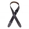 Colonial Leather - 2″ Soft Leather Slide Adjustable Guitar Strap - Brown