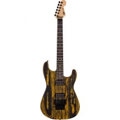 Electric Guitars Charvel Pro-Mod San Dimas® Style 1 HH FR E Ash - Ebony Fingerboard - Old Yella