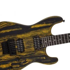 Electric Guitars Charvel Pro-Mod San Dimas® Style 1 HH FR E Ash - Ebony Fingerboard - Old Yella