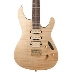 Ibanez - SEW761FM Electric Guitar - Natural Flat Electric Guitars