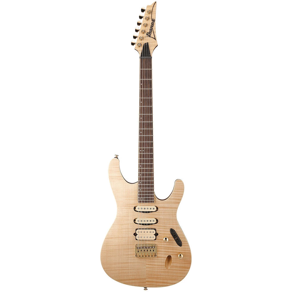 Ibanez - SEW761FM Electric Guitar - Natural Flat Electric Guitars