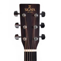Sigma - DTC-1E-SB Acoustic Guitar W/ Solid Spruce Top Cutaway & Pickup - Sunburst