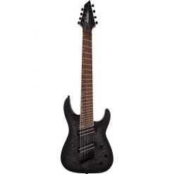 Electric Guitars Jackson SLATXF8 Multiscale 8 String - Transparent Black Burst