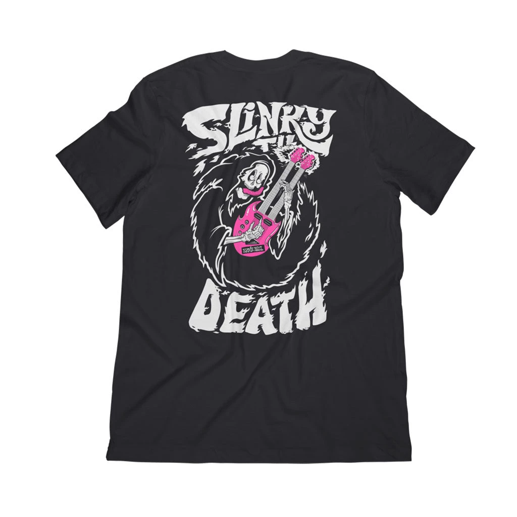 Ernie Ball E4852 T Shirt - "Slinky Till Death" - Medium