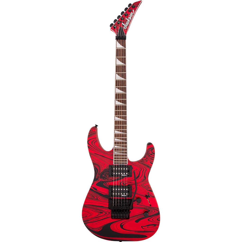 Jackson X Series SLX DX Swirl - Satin Red Swirl Electric Guitars
