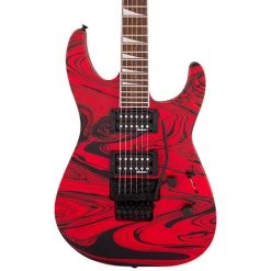Jackson X Series SLX DX Swirl - Satin Red Swirl Electric Guitars