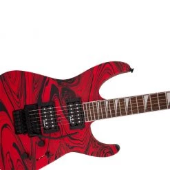 Jackson X Series SLX DX Swirl - Satin Red Swirl Electric Guitars