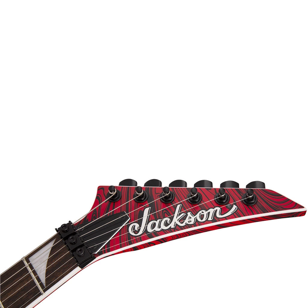 Jackson X Series SLX DX Swirl - Satin Red Swirl Electric Guitars