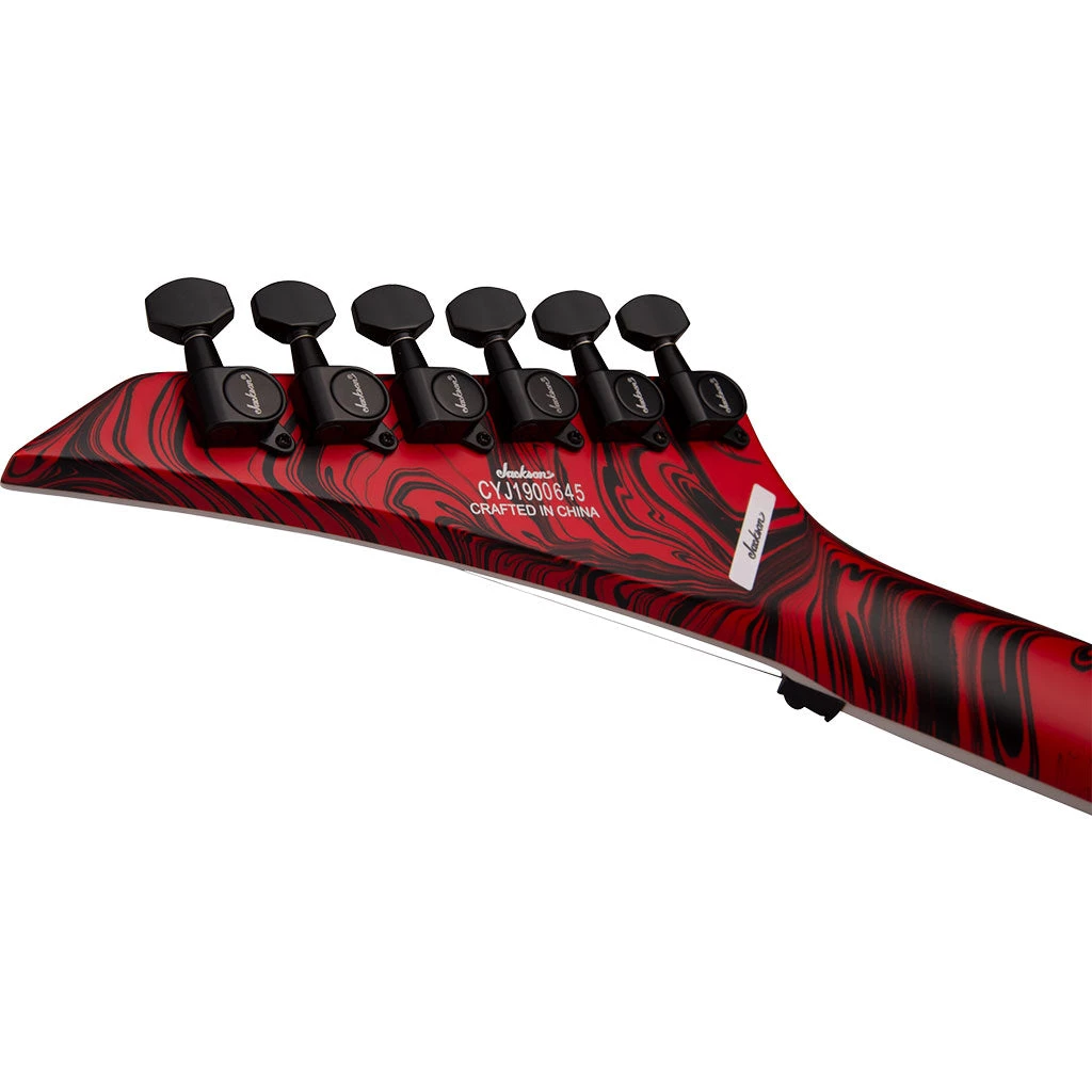Jackson X Series SLX DX Swirl - Satin Red Swirl Electric Guitars