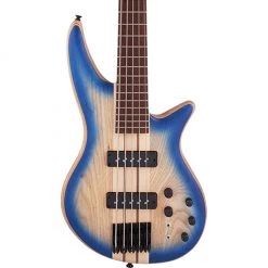 Jackson - Pro Series Spectra Bass SBA V, Caramelized Jatoba Fingerboard, Blue Burst Bass Guitars