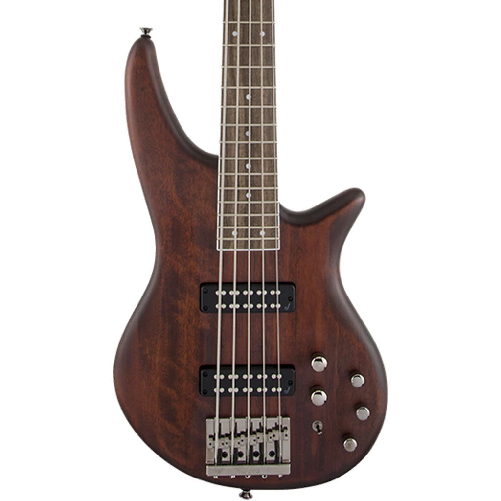 Jackson - JS Series Spectra Bass JS3V, Laurel Fingerboard, Walnut Stain Bass Guitars